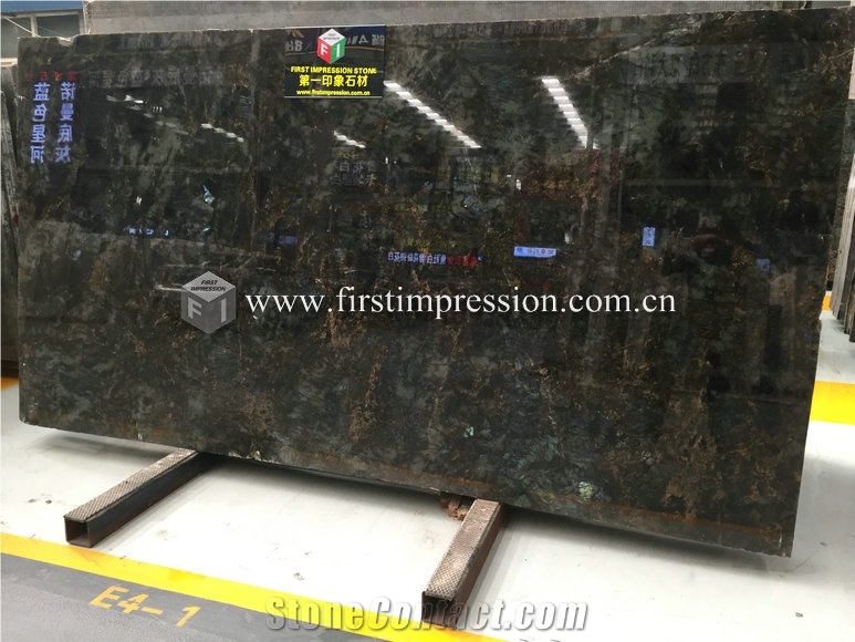 Blue Granite Labradorite Blue Slabs for Interior