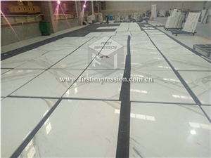 Italy White Marble Calacatta Gold Cut to Size