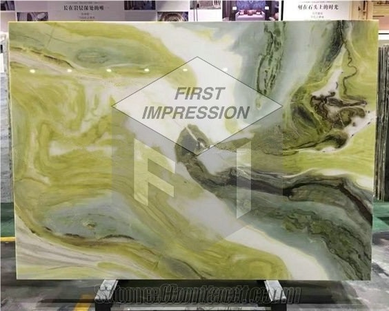 Luxury China Dreaming Green Marble Slabs,Tiles