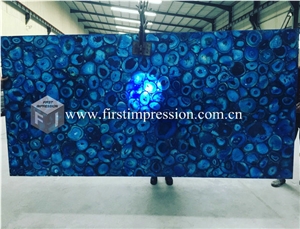 Luxury Gemstone Colorful Agate Semiprecious Stone