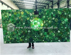 Luxury Gemstone Colorful Agate Semiprecious Stone