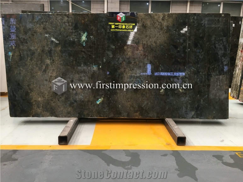 New Polished Labradorite Blue Granite Slabs,Tiles