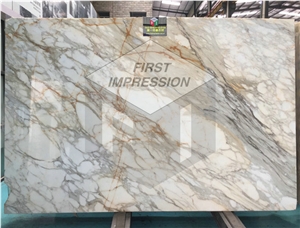 White Marble Calacatta Gold Cut to Size,Slabs