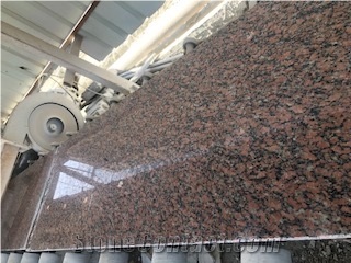 Red Aswan Granite Tiles, Slabs