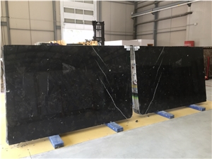 Atlas Black Marble Slabs