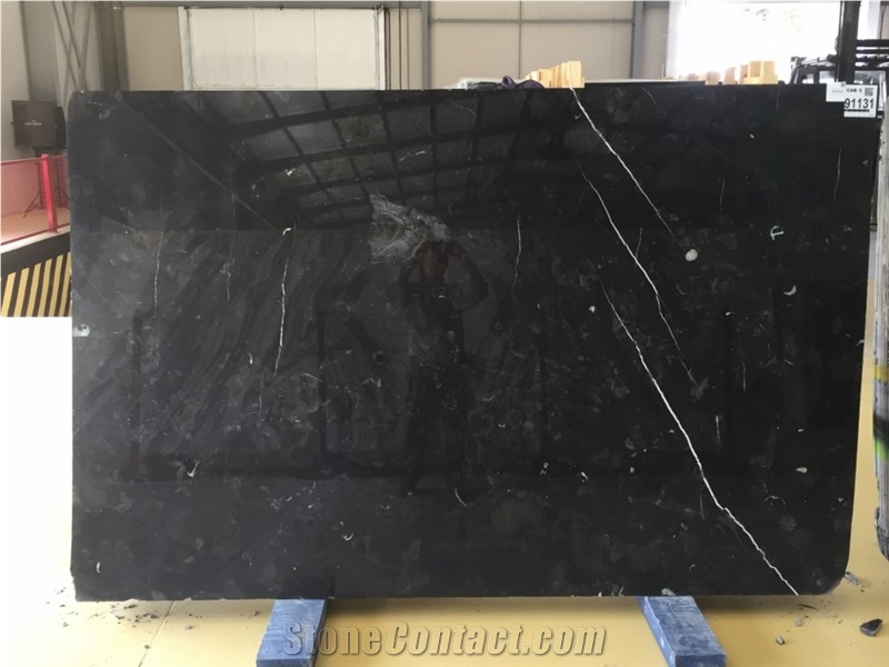 Atlas Black Marble Slabs
