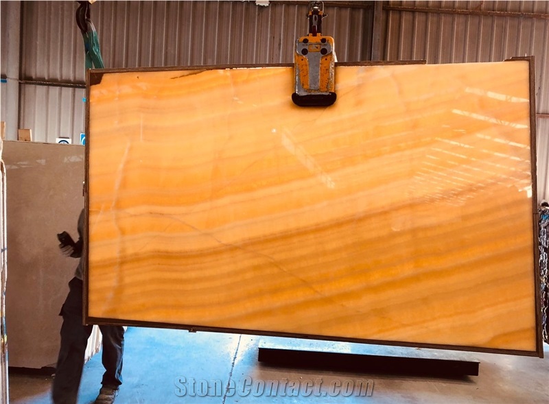 Peach Onyx Slabs