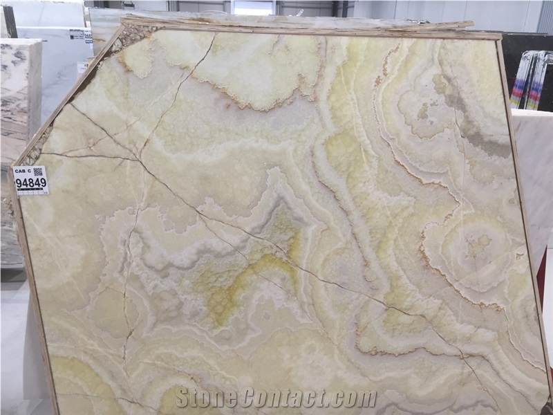 White Fantasy Onyx Slabs