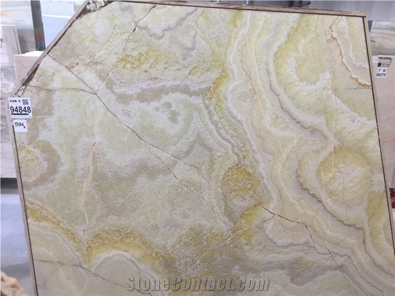 White Fantasy Onyx Slabs