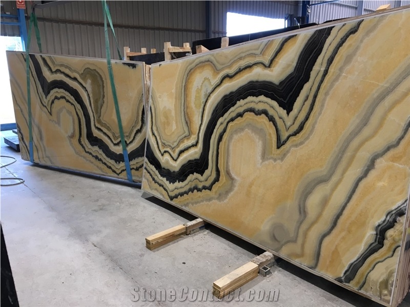 Yellow Onyx Slabs