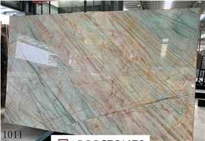 Aurora Borealis Quartzite Slab in China Market
