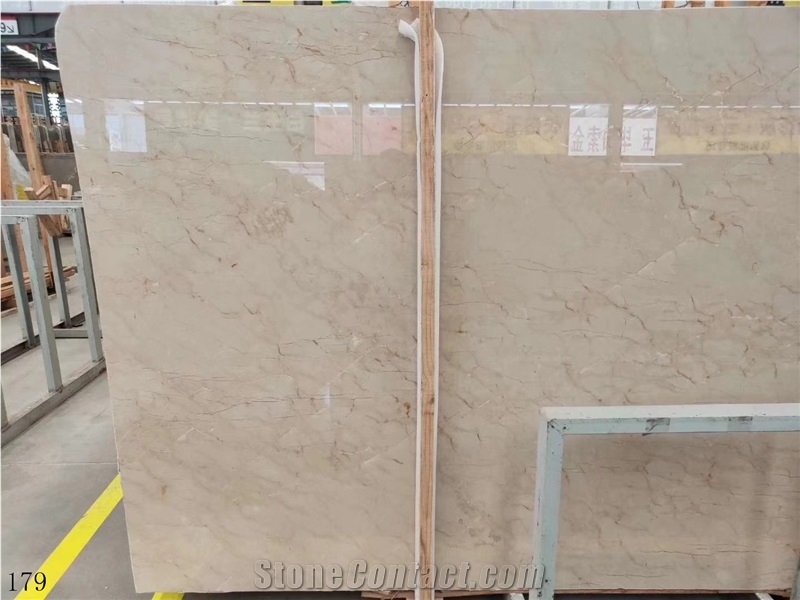 Iran Royal Botticino Red Veins Marble Cream Tiles