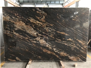 Italy Black Swan Marble Slab Tiles Book Matched