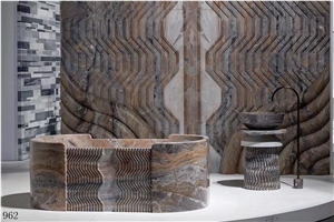 Italy Monica Red Marble Slab Wall Floor Tile Use