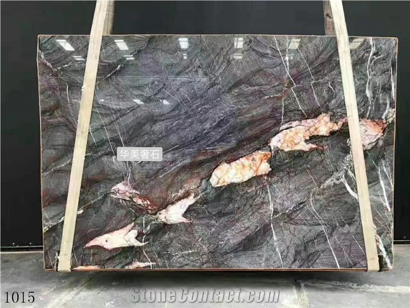 Silver Grey Goose Quartzite Slab Tile