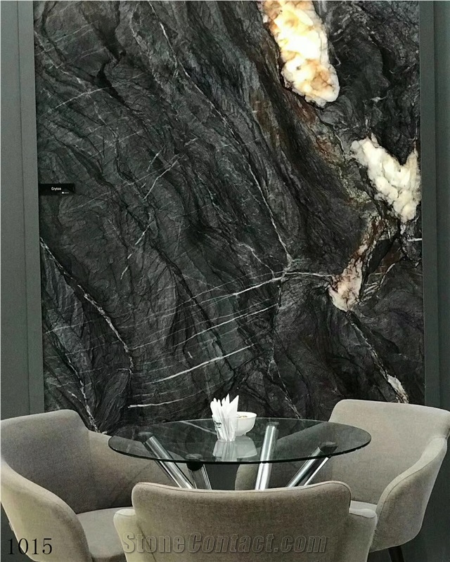 Silver Grey Goose Quartzite Slab Tile