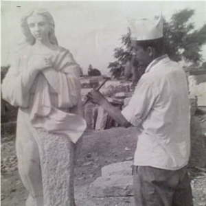 Cafe Degollado Cantera Carved Virgin Of Guadalupe