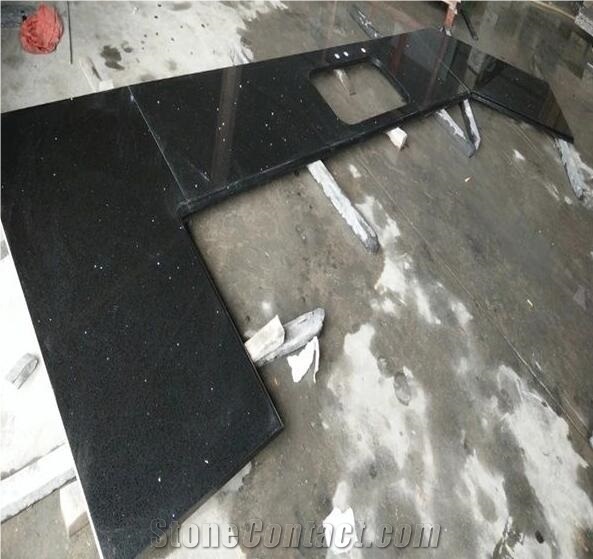 Black Quartz Countertops,Quartz Kitchen Top