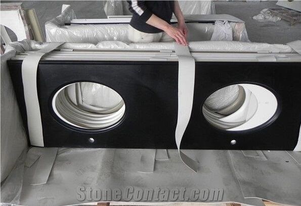 Black Quartz Countertops,Quartz Kitchen Top