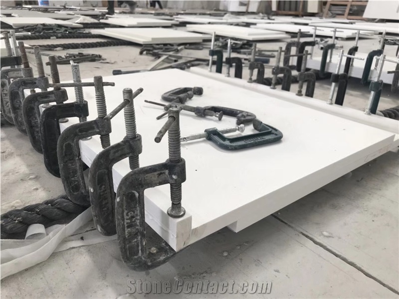 Calacatta Quartz Artificial Stone Countertops
