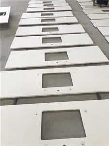 Carrara White Quartz Kitchen Countertops