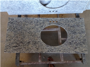 Giallo Santa Cecilia Granite Vanity Top