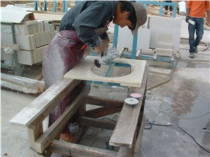 Marble Bathroom Custom Vanity Tops