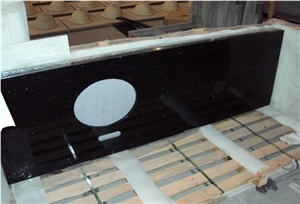 Star Black Galaxy Granite Vanity Tops