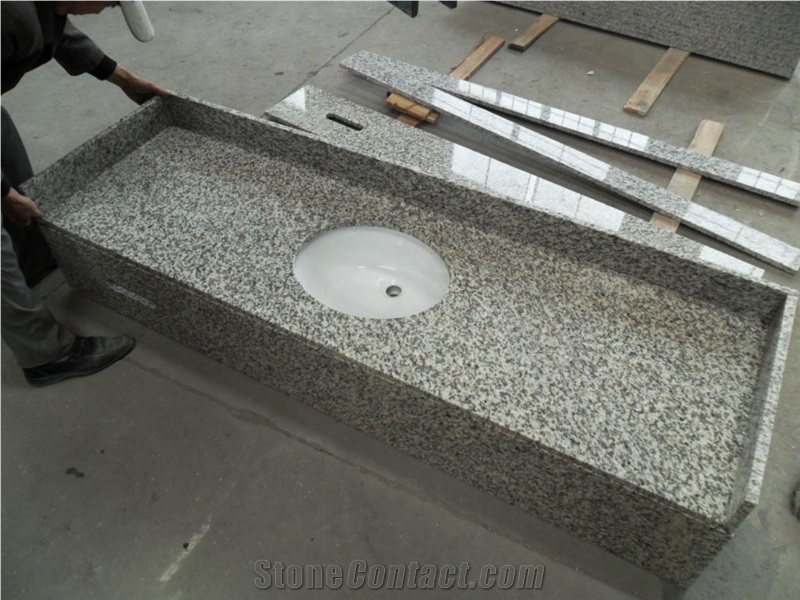 Tiger White G723 Granite Vanity Countertop