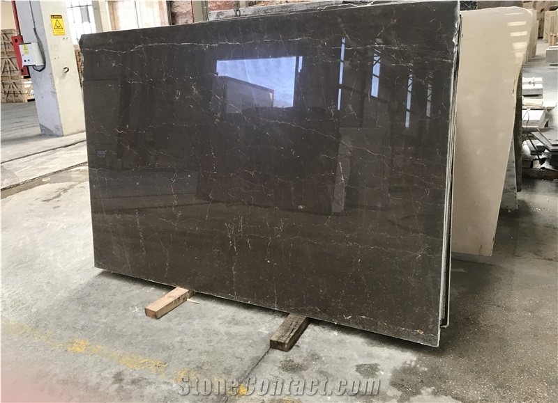 Olive Maron - Armani Brown Marble Tiles & Slabs
