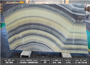 Grey Onyx Slabs