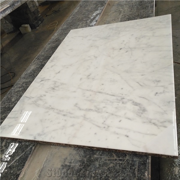 White Bianco Carrara Cd Marble Slab and Tiles