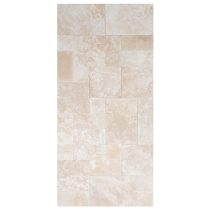Denizli Beige Antique Pattern Travertine Tile