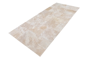 Denizli Beige Antique Pattern Travertine Tile