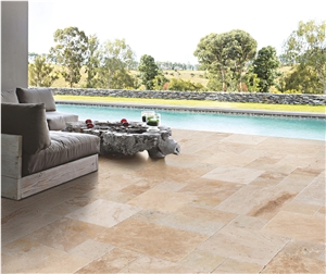Scott Rustic Antique Pattern Travertine Tile