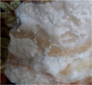 Orange Alabaster Boulders, Blocks