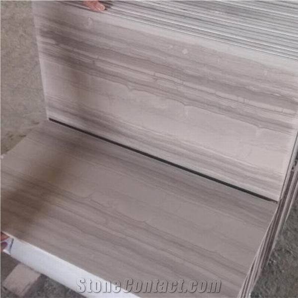 Athens Grey Wood Grain Marble Flooring Wall Tiles