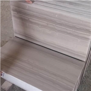 Athens Grey Wood Grain Marble Flooring Wall Tiles