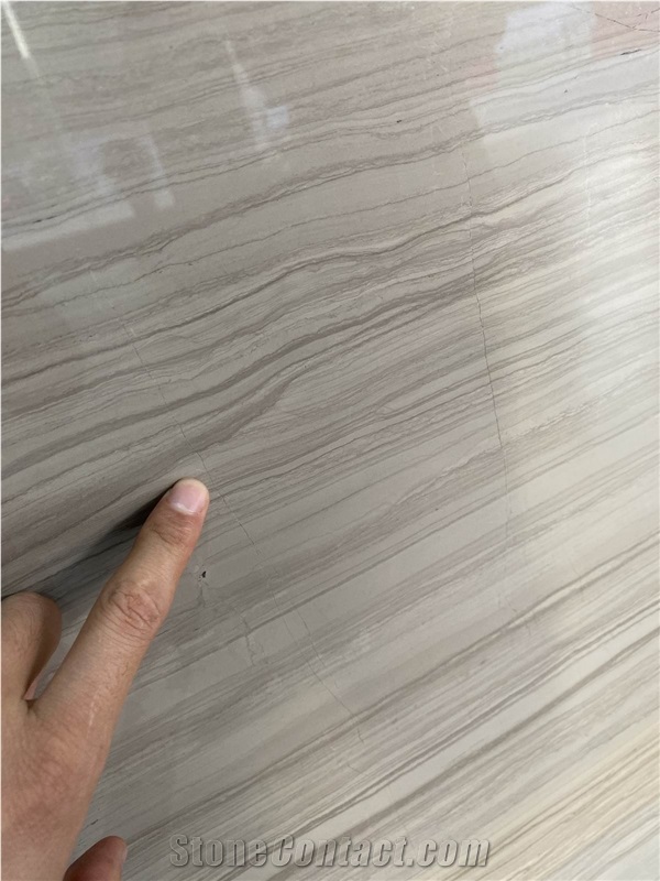 Athens Grey Wood Grain Marble Flooring Wall Tiles