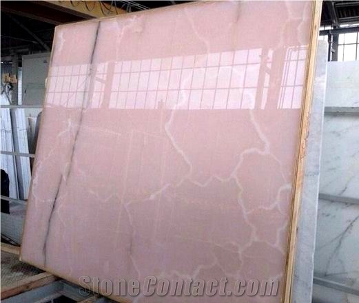 Extra Quality Light Pink Onyx Slabs