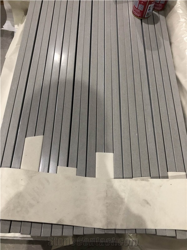 Grey Quartz Stone Luggage Rack Tops for Hotels