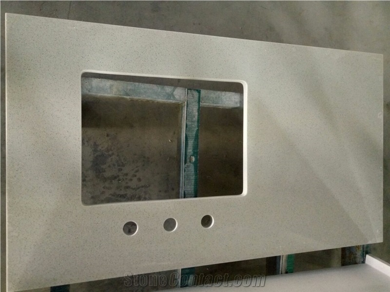 Match Nq66 Fresh Linens Mitered Quartz Bath Tops