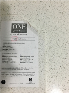 Match Nq66 Fresh Linens Mitered Quartz Bath Tops