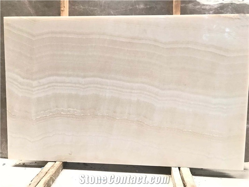 Natural High End Agri White Ivory Onyx Slabs Tiles