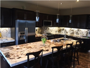 Patagonia Granite Slabs, Blanc Du Blanc