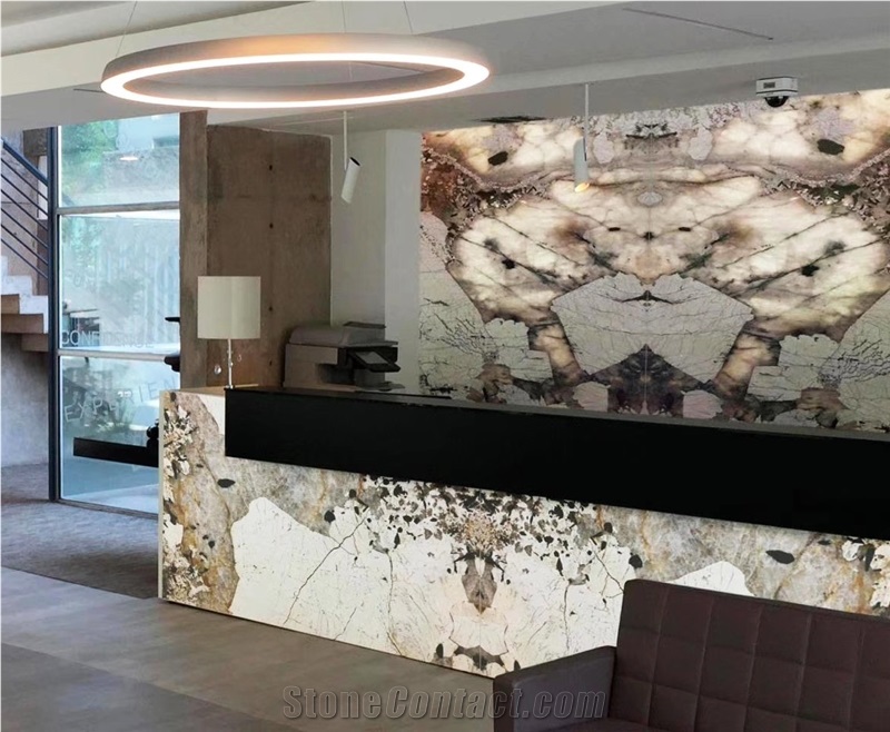 Patagonia Granite Slabs, Blanc Du Blanc