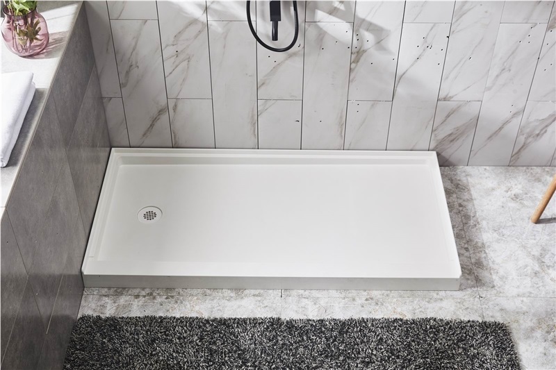 White Smc Shower Trays Pans for Hotel Baths