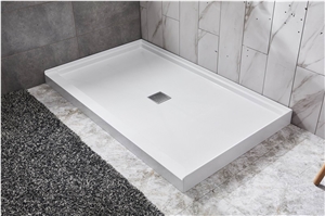 White Smc Shower Trays Pans for Hotel Baths