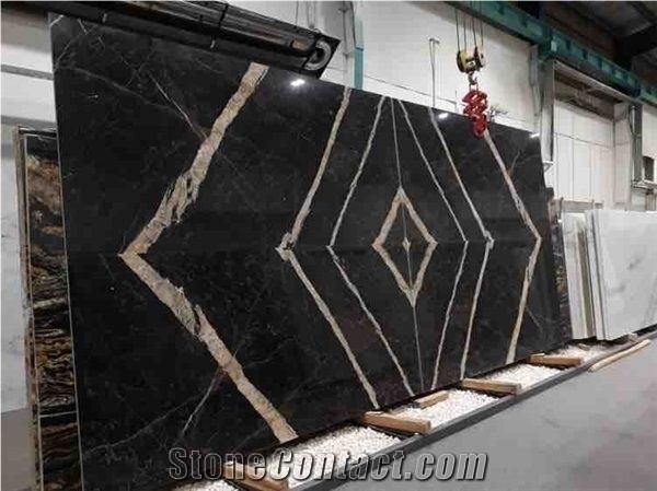 Fantastic Black Marble Blocks(Persian Nero Marquina Blocks)