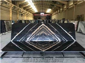 Fantastic Black Marble Blocks(Persian Nero Marquina Blocks)